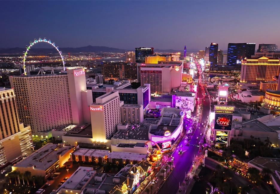 skyline of Las Vegas