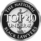 The National Black Lawyers Top 40 Under 40 logo